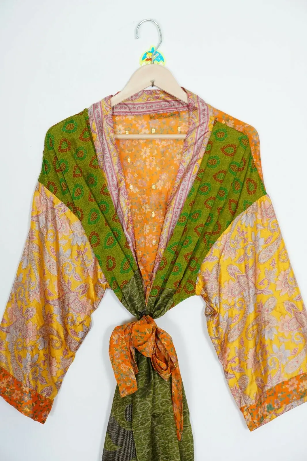 Manufacturer and Wholesaler of silk kimono bath robe Beach Kimono Dressing Gown Cardigan Floral robe Butterfly Dress