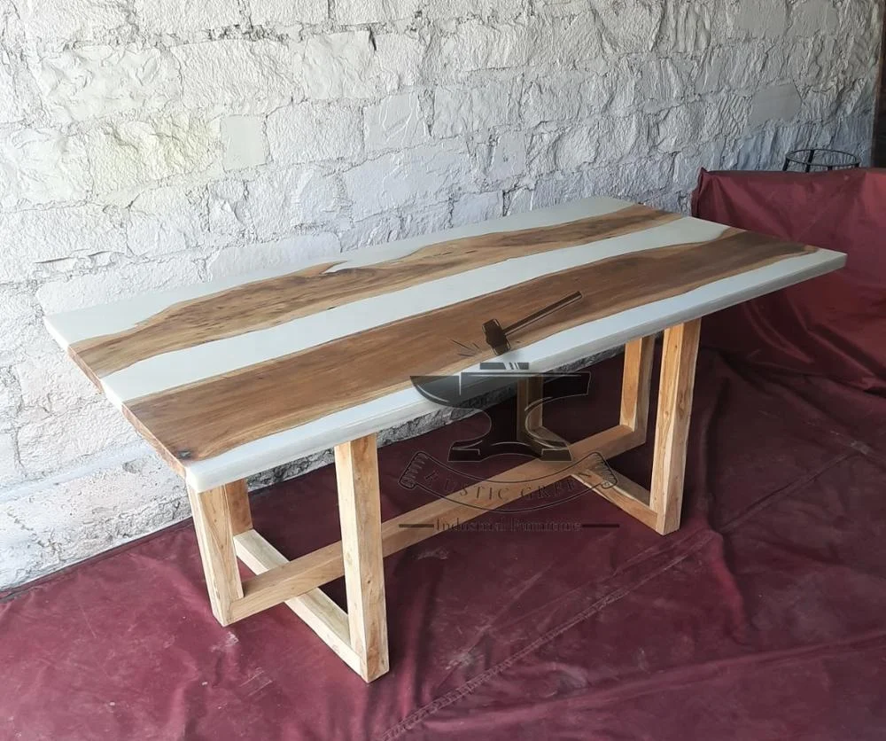 Epoxy river dining table supplier