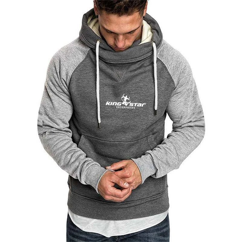 Свитшот мужской с длинным рукавом, Модный пуловер в стиле хип-хоп, худи, свитшот, спортивный пуловер, джемпер, пальто, черный и зеленый цвета