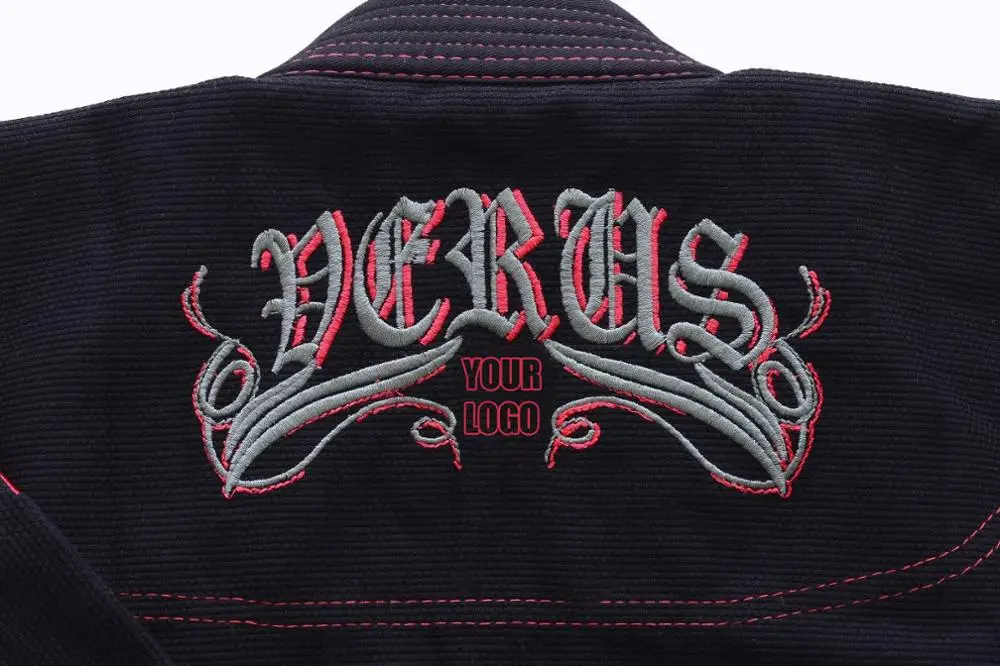 Customized Wholesale judo fighting uniform karate Custom Black Color Comfortable White Cotton