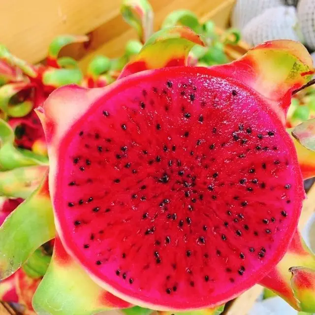 Свежий и полезный питхая или Клубничная груша из Вьетнама-фрукты сладкого красного дракона