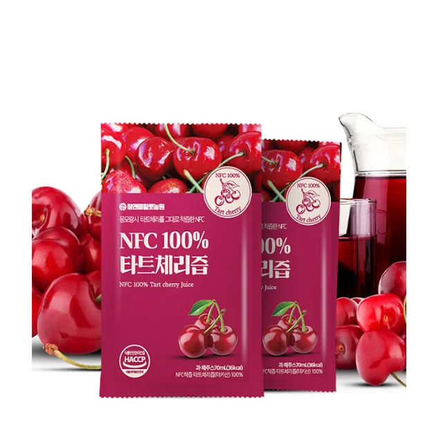 
Portable Usable Simple 100% juice from tart cherry NFC 100% TartCherry juice made in Korea 
