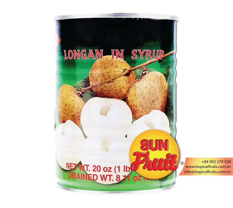 Fresh Canned Longan In Syrup 565gr Wholesale