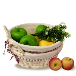 Made in Vietnam Private Label Woven A Basket of Willow Small Oval Bread Wicker Basket Pp Plastic Rattan Woven Bread Basket