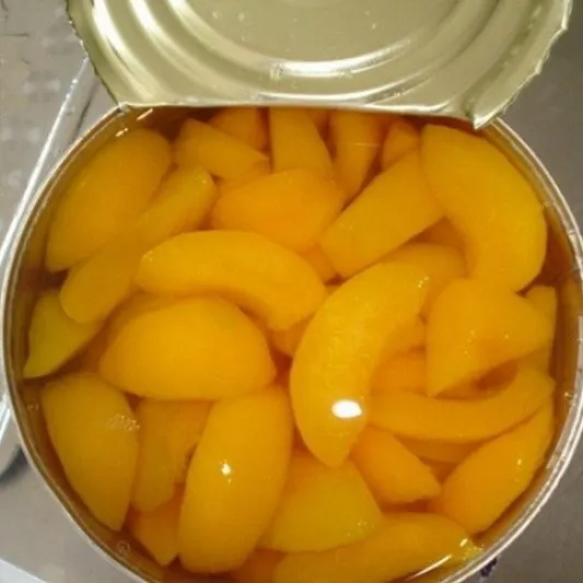 HOT SALE Canned Peach Peachcanned Canned Yellow Peach Slices In Syrup In A10 Cans