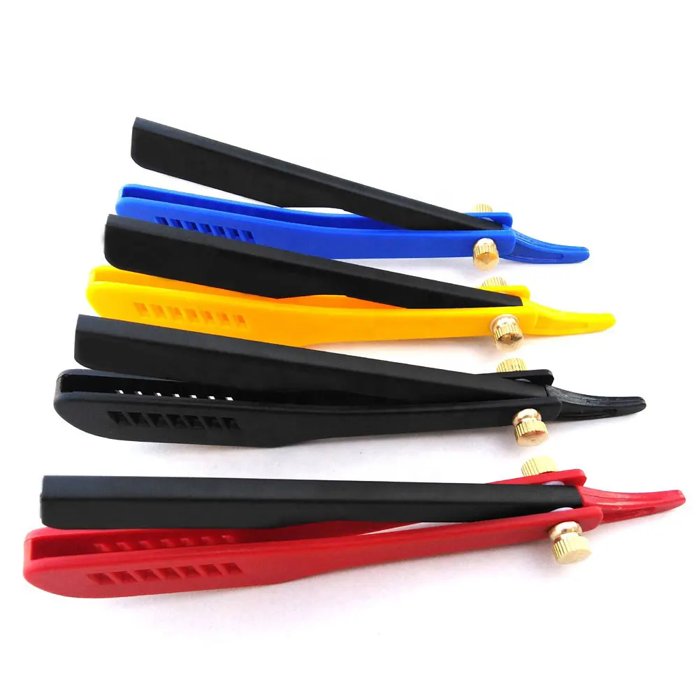 Barber Straight Shaving Razor Cut Throat Folding Knife With Customized Logo