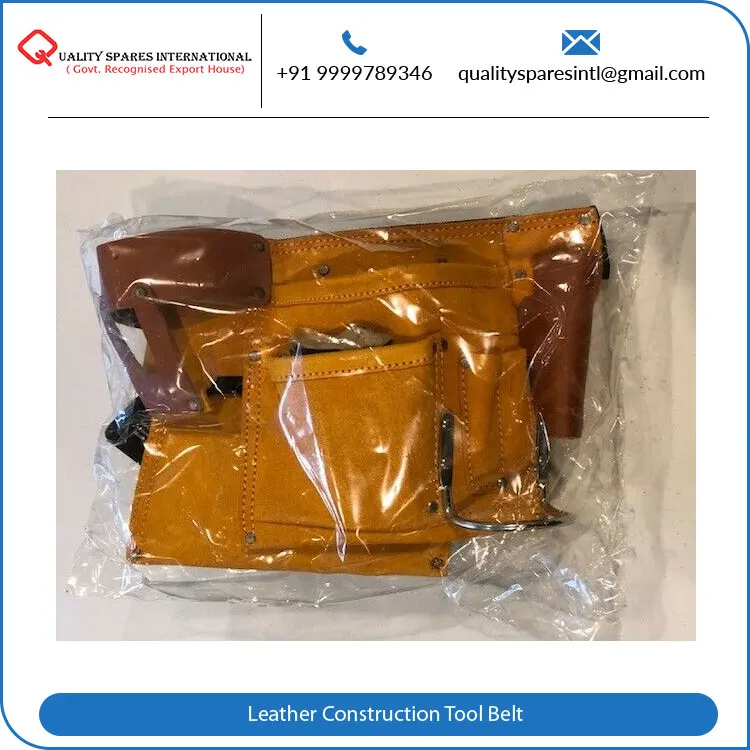 Buy 100% Real Leather Pouch Construction Tool Belt with Quick Release Buckle For Carpenter Construction For Sale