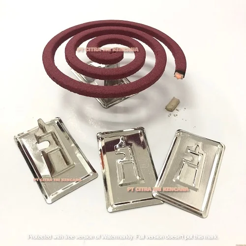 Заводская цена металлическая ткань дисплей подставка держатель москитной спирали жестяная накладка Москитная анталаха мадагаскарская Восточная Африка