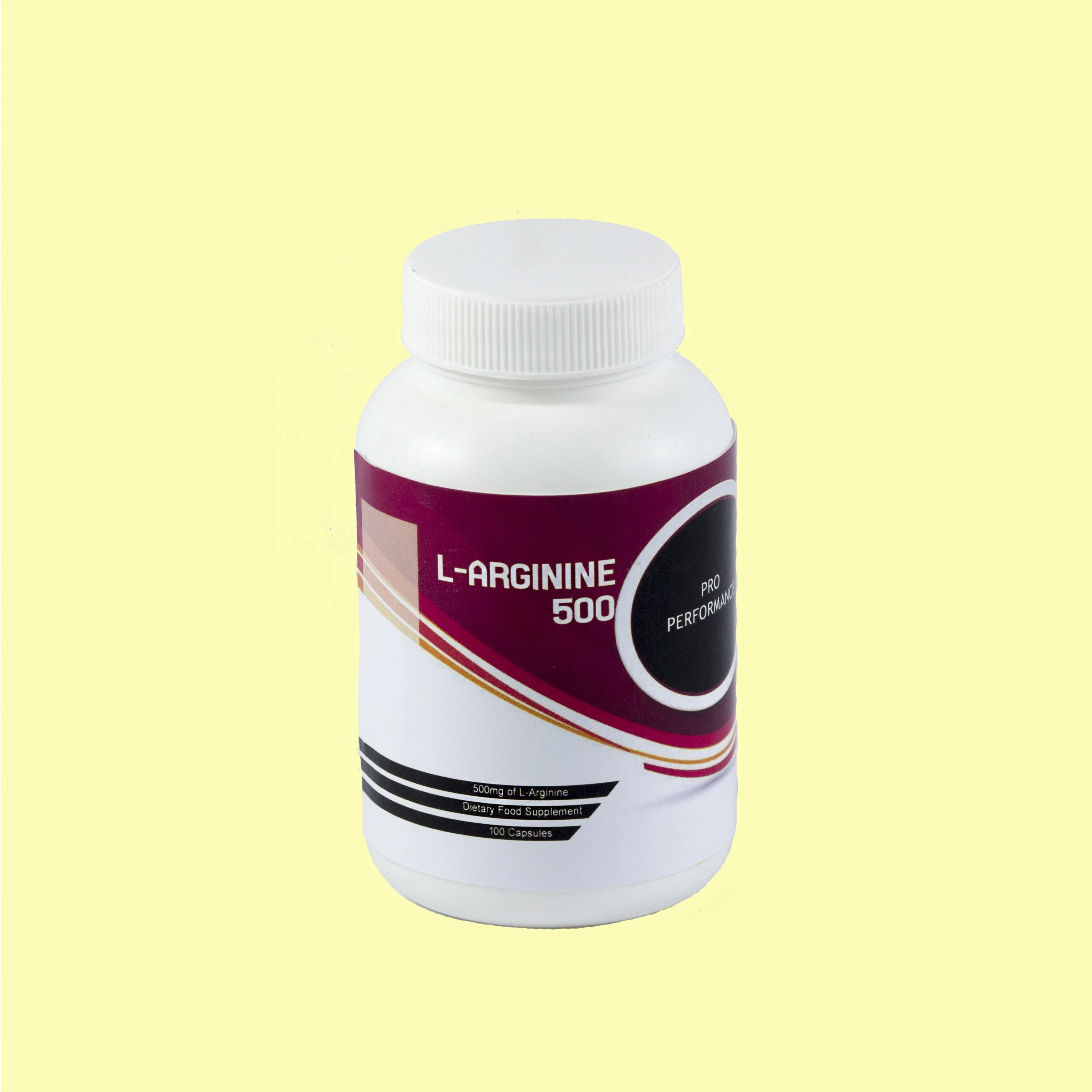 Pure L-Arginine Capsules Adult Gluten-Free Powder without Fillers Not Applicable for Pregnant Women