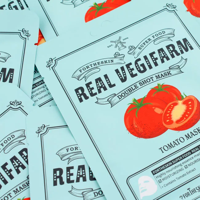 Tomato Face Sheet Mask for Skincare cosmetics OEM, ODM / Customizing private label  Korean Skin Care For All Skin Types