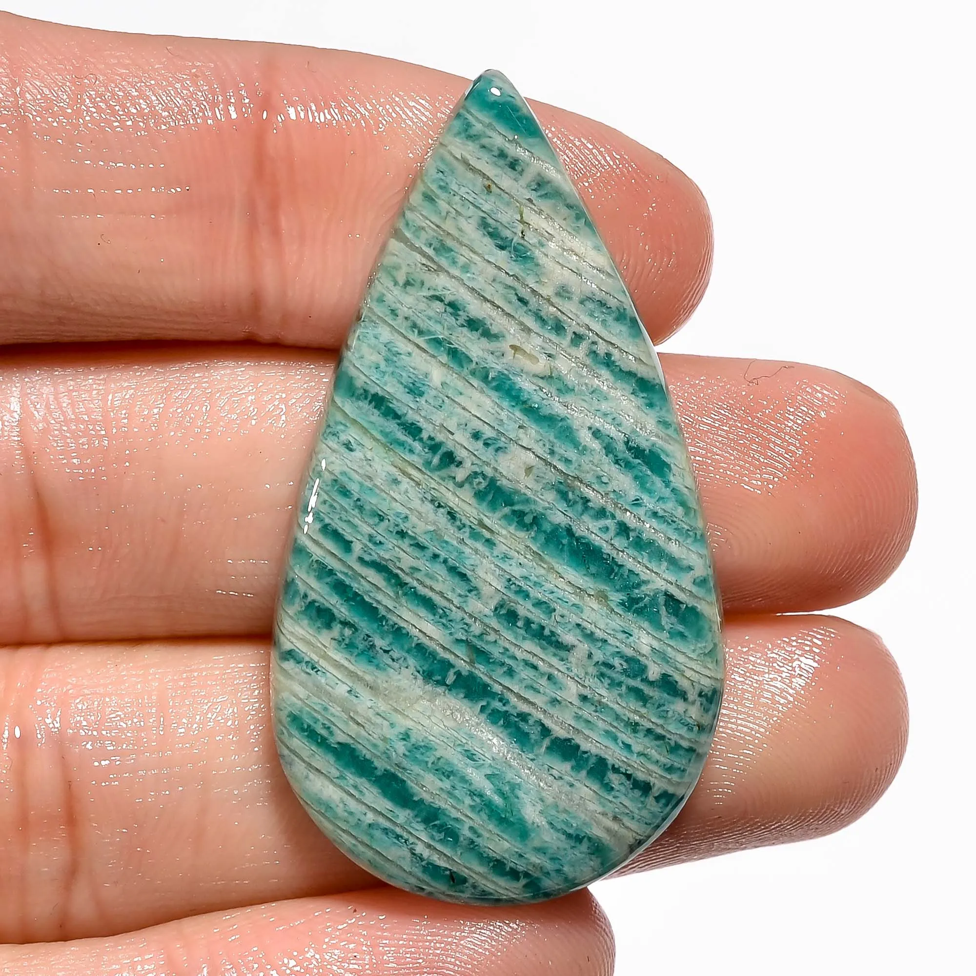 wholesale price Natural round shape Loose Gemstone Multi Amazonite cabochon