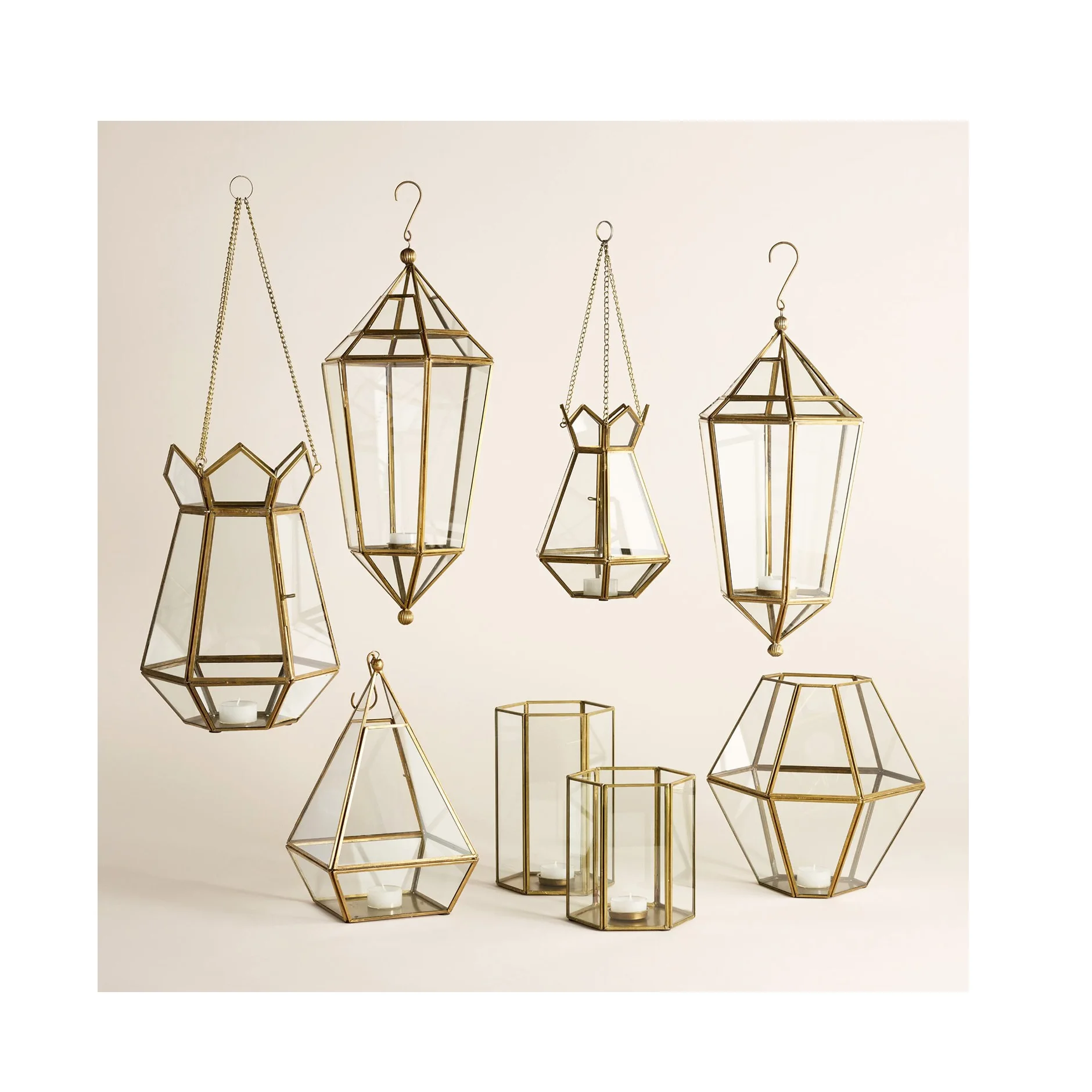 Buy Best Selling Customizable Tulip Crystal Beads Hanging T- Light Candle Holder by Medieval Edge at an affordable price