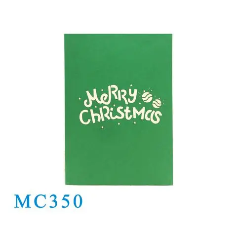 Merry Christmas Pop Up Card 3D Custom Design Handmade Vietnam Handicraft Top Trending product Gifts & crafts Best choice