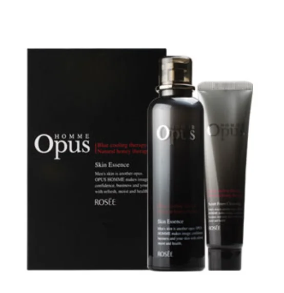 Корейская косметика, розовый Opus Homme, набор эссенций для кожи