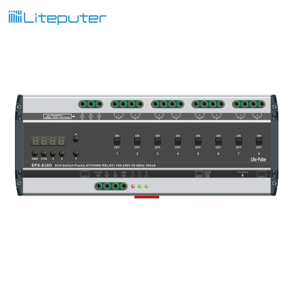 
8 channel DMX switch pack 