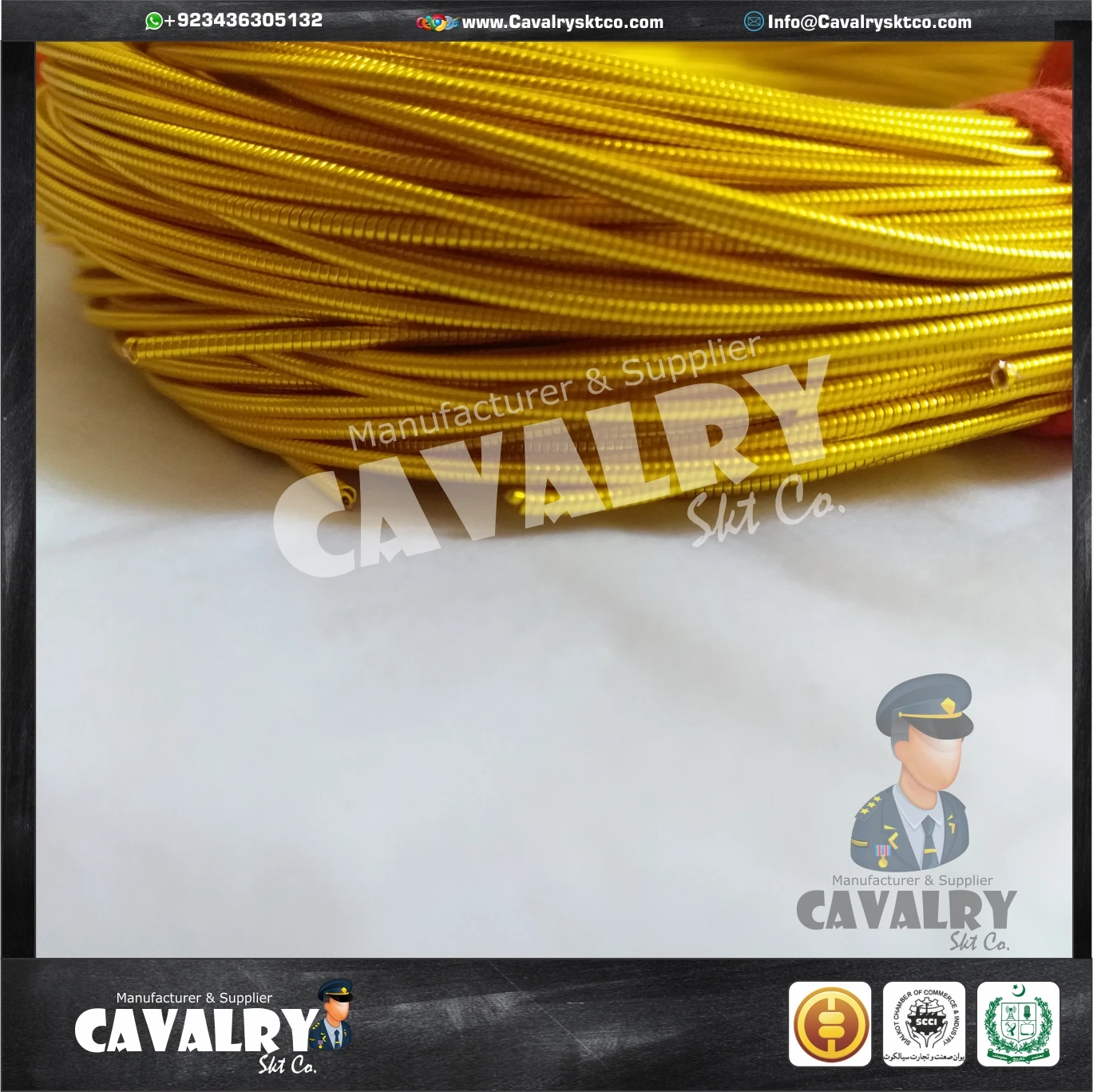 Прямая поставка высококачественный провод французского слива английский | Испанское золото Canutillo