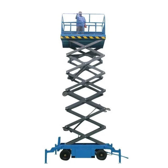 4-20 м ручной передвижной ножничный подъемник гидравлический мобильный электрический ножничный подъемник платформа