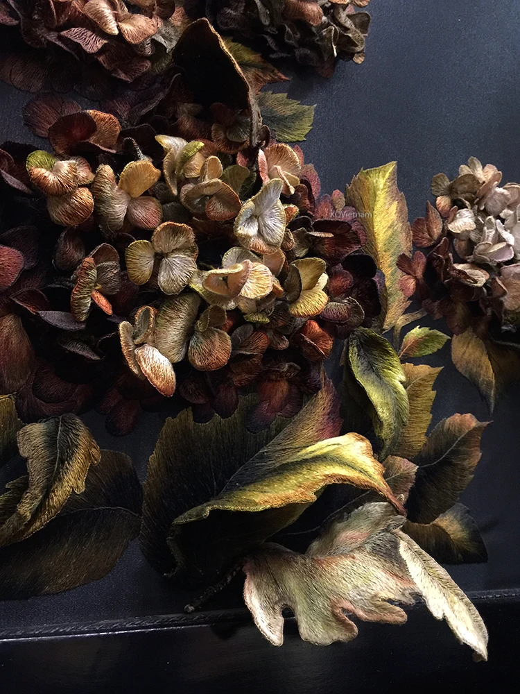 Отличное качество картины для украшения дома Forgoten Dream Flower двухсторонняя вышивка