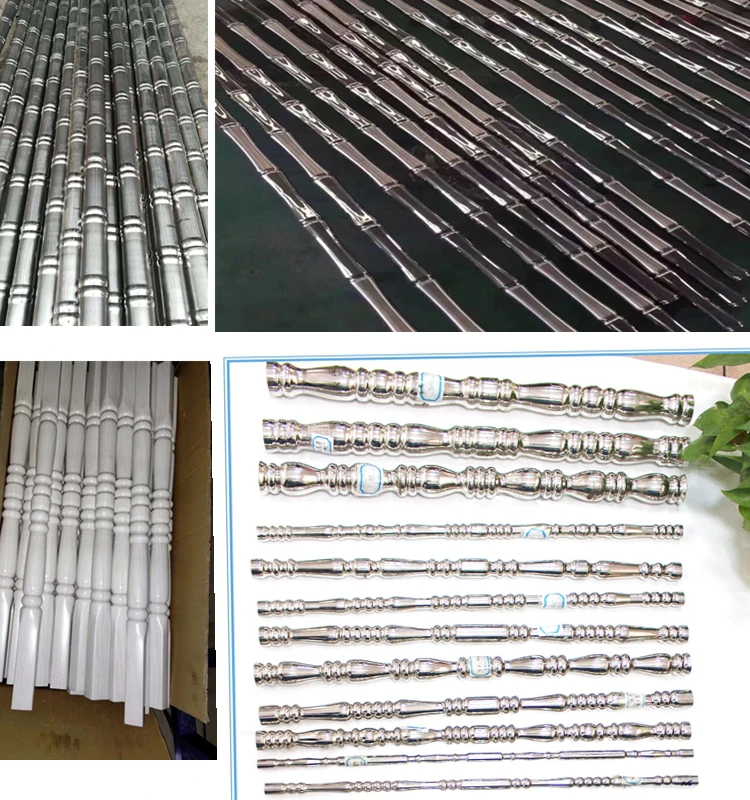 Hydraulic Metal Craft Round Pipe Embossing Machine Wrought Iron Staircase Making Machine