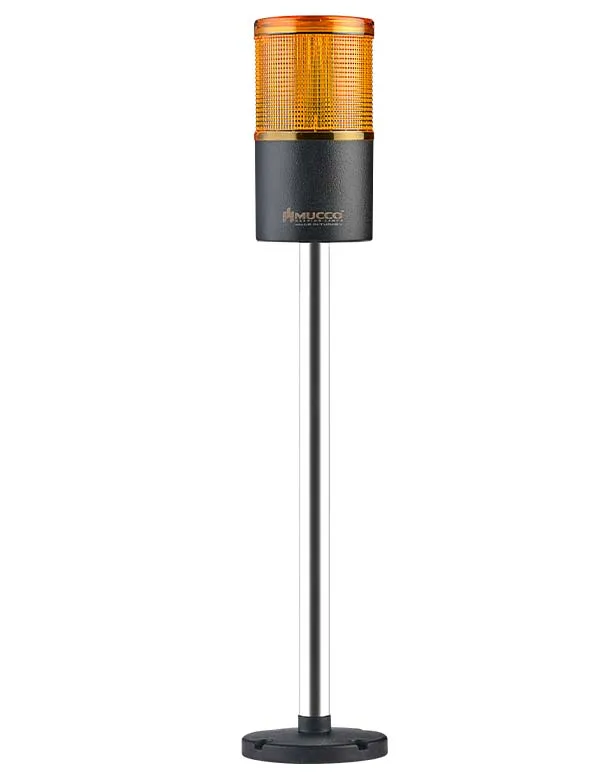 Stack light with One Section High sound Wall Mount Steady Flashing Rotary Strobing With Buzzer ABS Housing Polycarbonate Lens