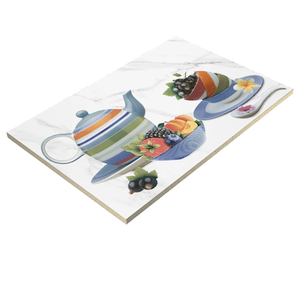 Carrara marble design kitchen wall tiles form India 300x450 mm ceramic tiles from Indian factory with good price