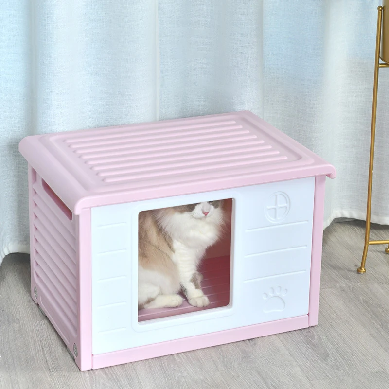 JL outdoor plastic cat houses & furniture cages carriers for cat