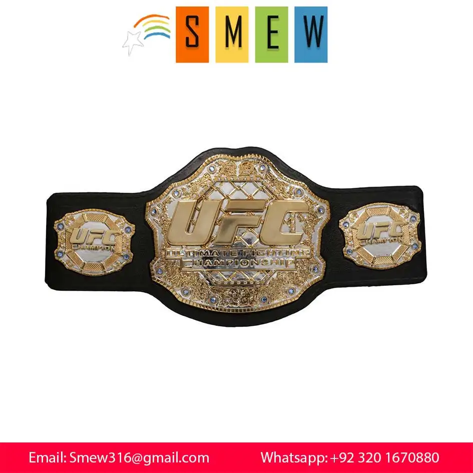 manufacture ufc custom wrestling championship belt