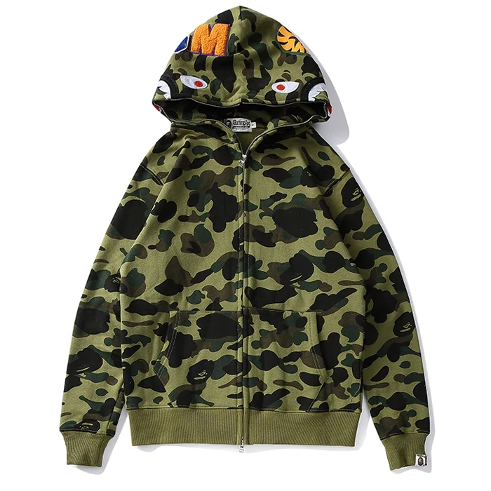 Розовая камуфляжная Толстовка Bape с мультяшным рисунком оптовая продажа высококачественный пуловер унисекс принтом камуфляжный Мужской капюшоном индивидуальный цвет без подкладки