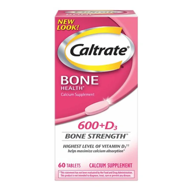 
Caltrate D 600 Pack Size of 60 Tablets 