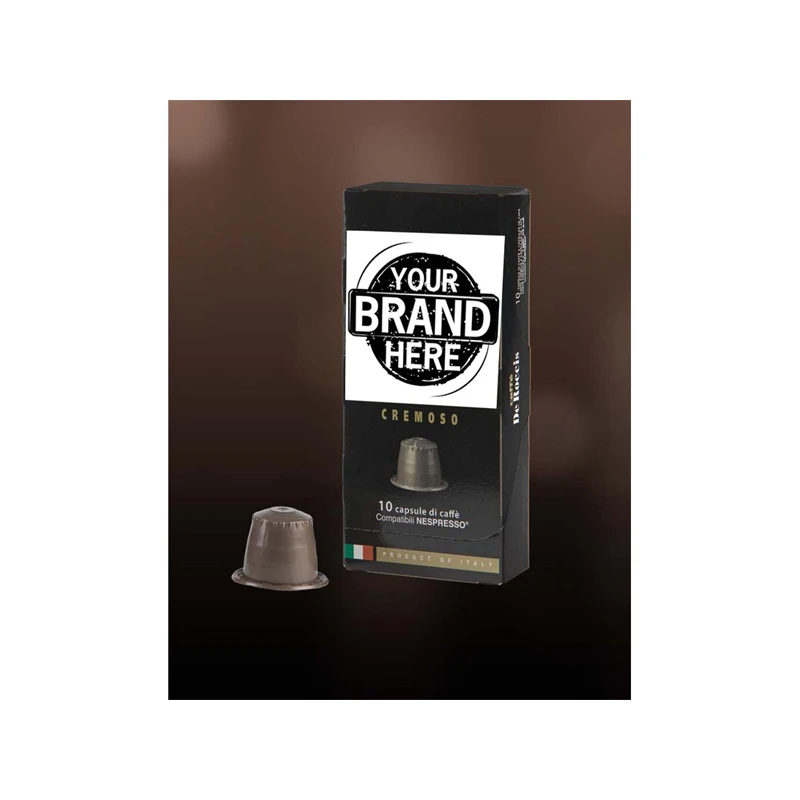 Premium Quality Made In Italy Nespresso Compatible Capsules CREMOSO private label product For Export