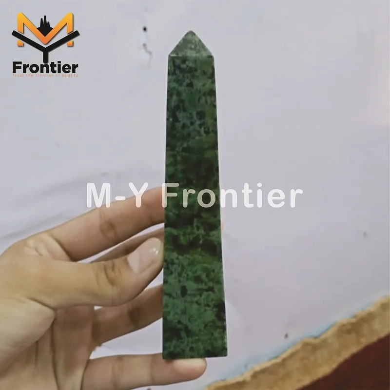 Натуральные нефритовые башни ручной работы полированный Кристалл OEM из пакистанского хрусталя.