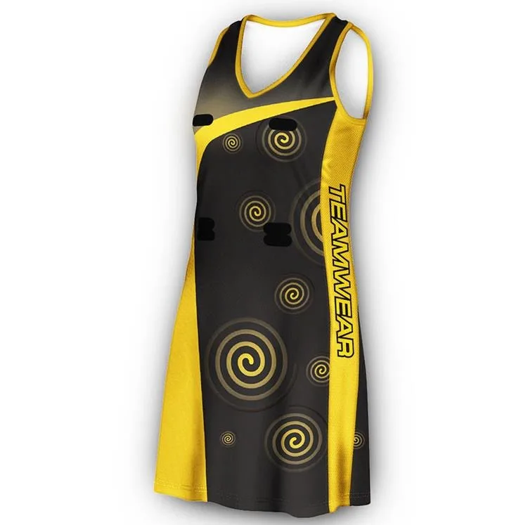 Netball Skirt Dress Sublimation Print Sportswear Girls Netball Uniform Design Your Own in Premium Quality