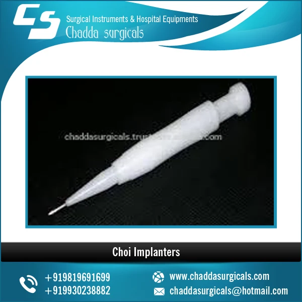 Ведущий оптовый продавец самый продаваемый пластиковый корпус с иглами из нержавеющей стали имплантеры Choi от индийского экспортера