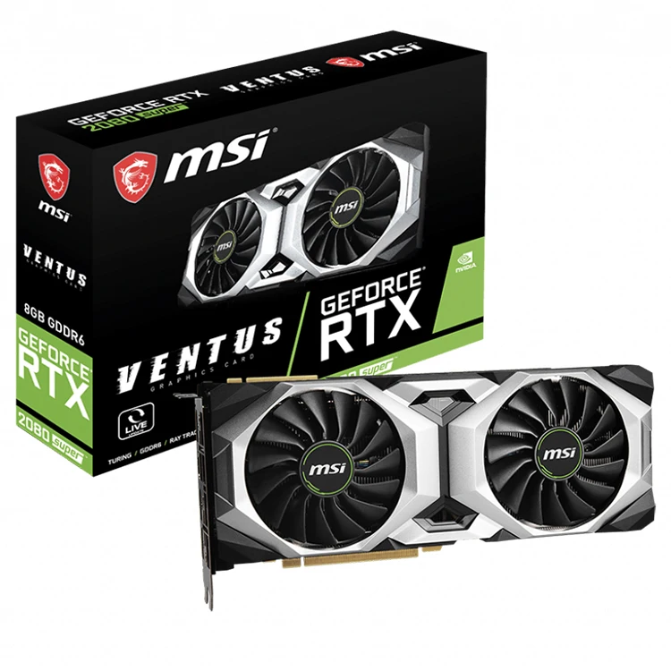 MSI NVIDIA GeForce RTX 2080 SUPER 8G Gaming Graphics Card with GDRR6 256-bit Memory Ray Tracing Turing Architecture