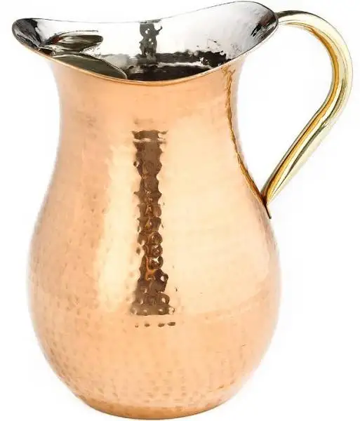 Кувшин для питьевой воды из чистой меди с крышкой Медный сосудов Московский мул здоровая питьевая вода заводская цена