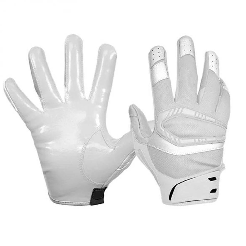 Premium Quality American Football Gloves made with 100% Leather Of Solid Pattern in Pakistan