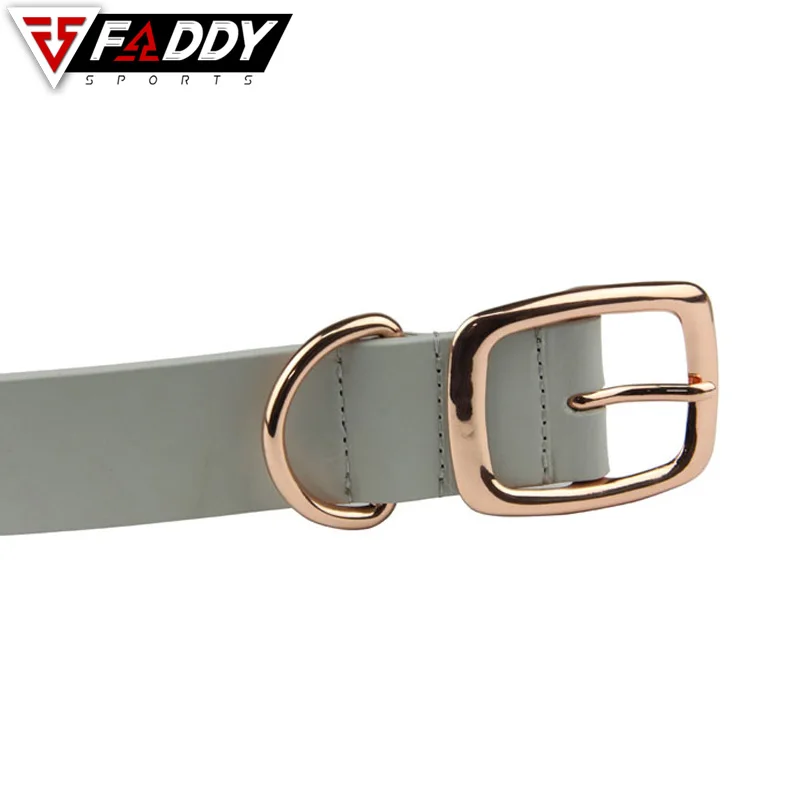  Ошейник из искусственной кожи для домашних животных мягкий водонепроницаемый классический ошейник собак натуральной