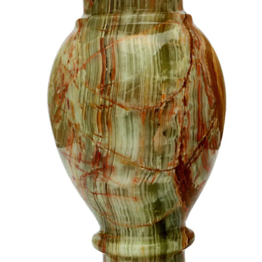 
Factory rate decorative onyx marble vases with flowers in stock | High Quality Green Vase 