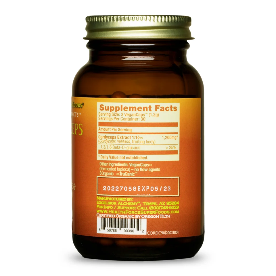 
Cordyceps 90 VeganCaps Health Supplement 