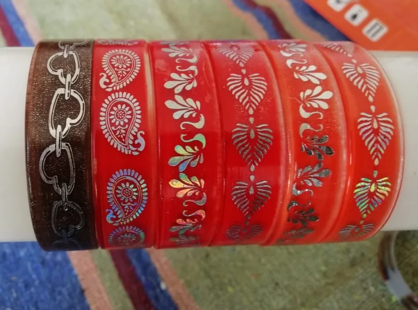 Borosilicate Designer Glass Bangles