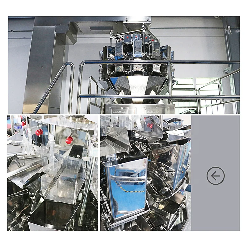 Multihead Weigher Pet Food Doypack Packing Premade Bag Dog Grain Dry Nuts Peanuts Packing Machine