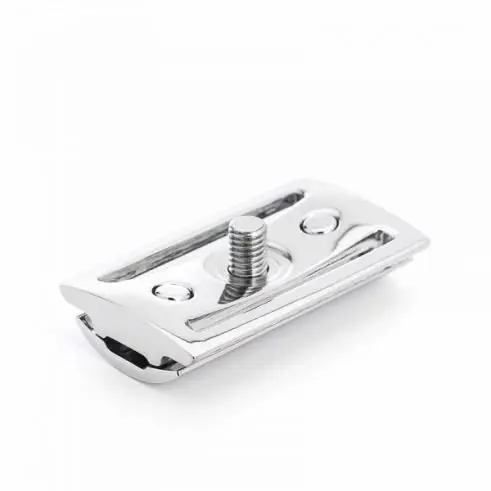 Safety Razor For Men Shaving Sliver Stainless Steel Custom Logo Twin Blade Shaver Open Comb Head