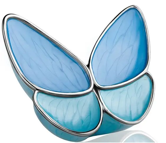 Pink & purple butterfly keepsake urn for babies/infants ashes funeral burial cremation urns in low prices from crown export