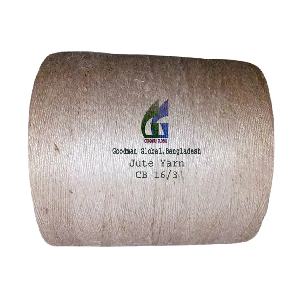 16 Lbs 3 Ply 100% Tossa CB Quality Jute Yarn 10 kg Spools Manufacturer Goodman Global Bangladesh