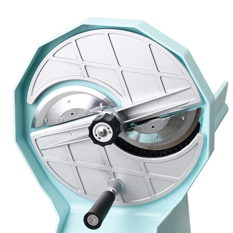 Easy Operation Manual Control Double Slot Plastic Case Food Slices Fruits Vegetables Slicer Cutter