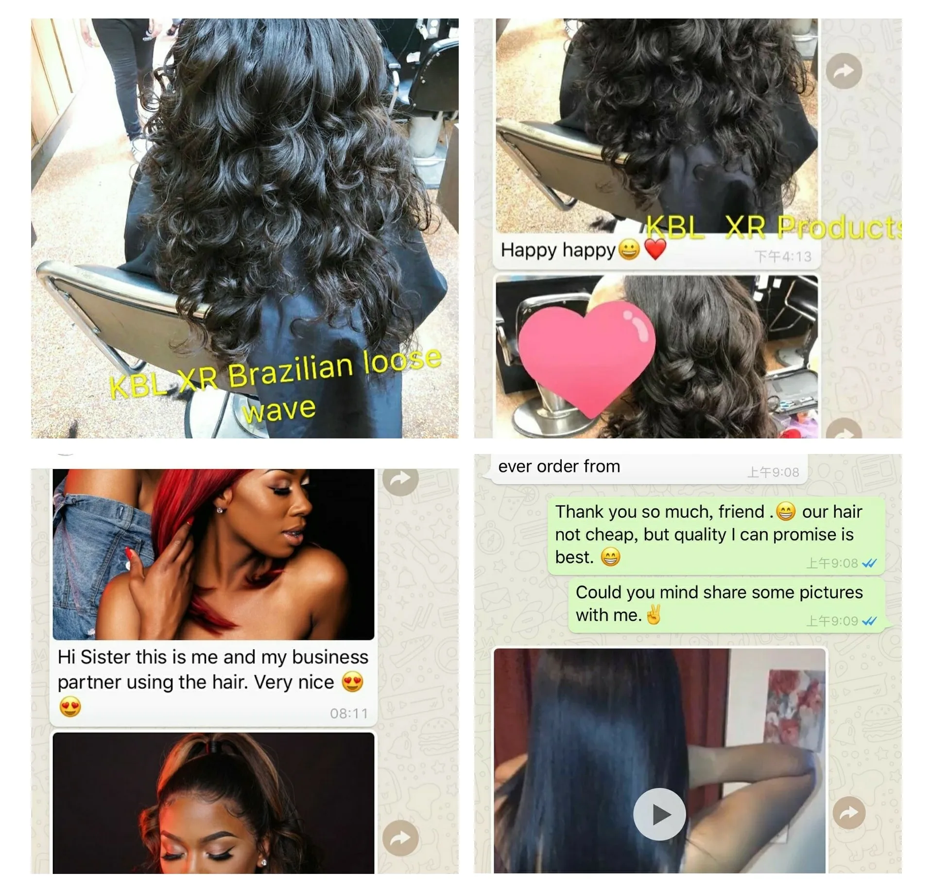 online sale guangzhou hair factory can be dyed unprocessed raw hair ombre