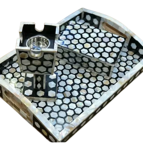 Набор благовоний Tradnary из мабхары перламутровая Инкрустация бакхор красивая коробка с подносом инкрустация костей горелка благовония по низкой цене