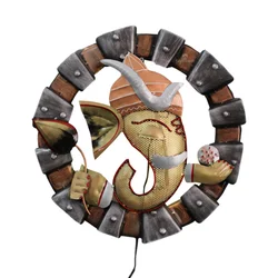 CREATIVE LORD GANESHA For wall decoration hanging  modern antique  home decorative metal art Creative Unique indian culture god
