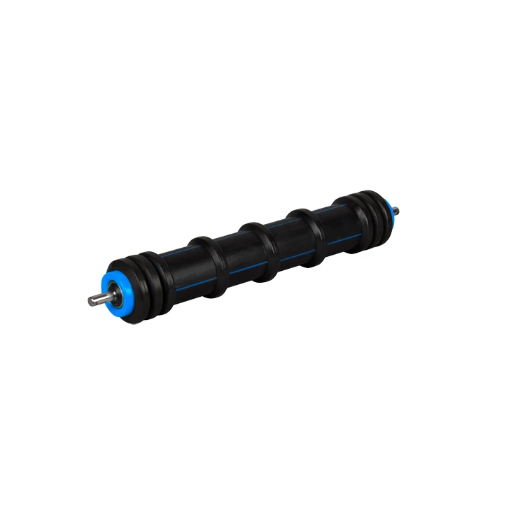 Wholesale rubberized conveyor rollers for reduce vibration and shock loads on conveyor, conveyor components