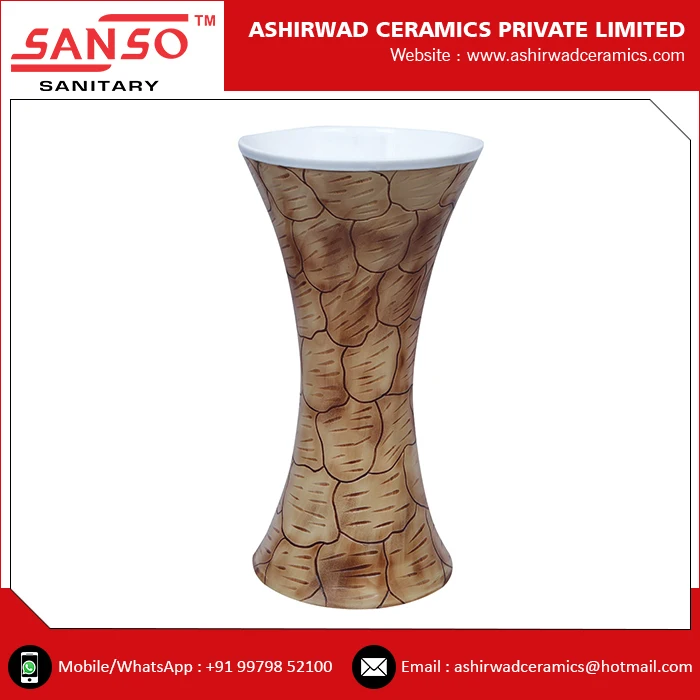 Indian Supplier Designer Marble Stone One Piece Wash Basin